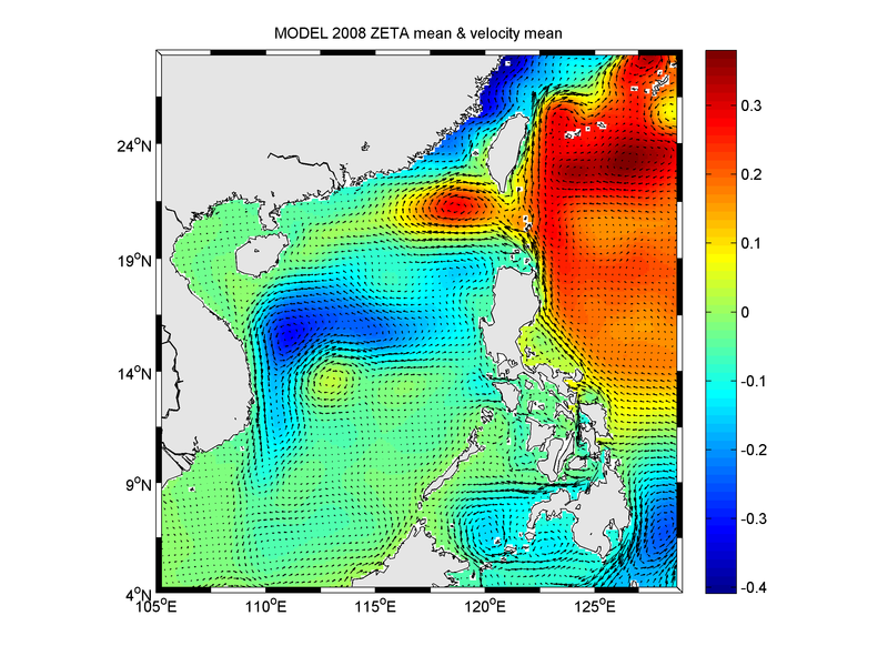 model output data whose Kuroshio intrusion is really stronger than the original data