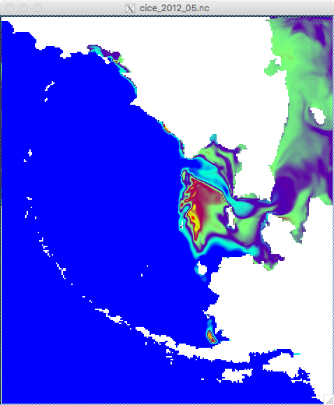 Congelation ice growth in May, metroms.