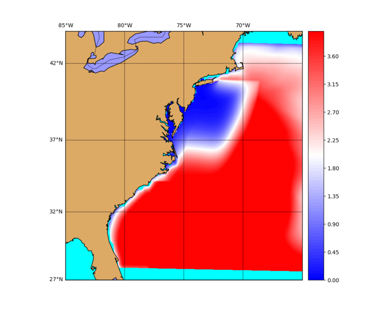 Sandy: normal run (SWAN only)