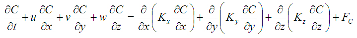 General scalar transport equation
