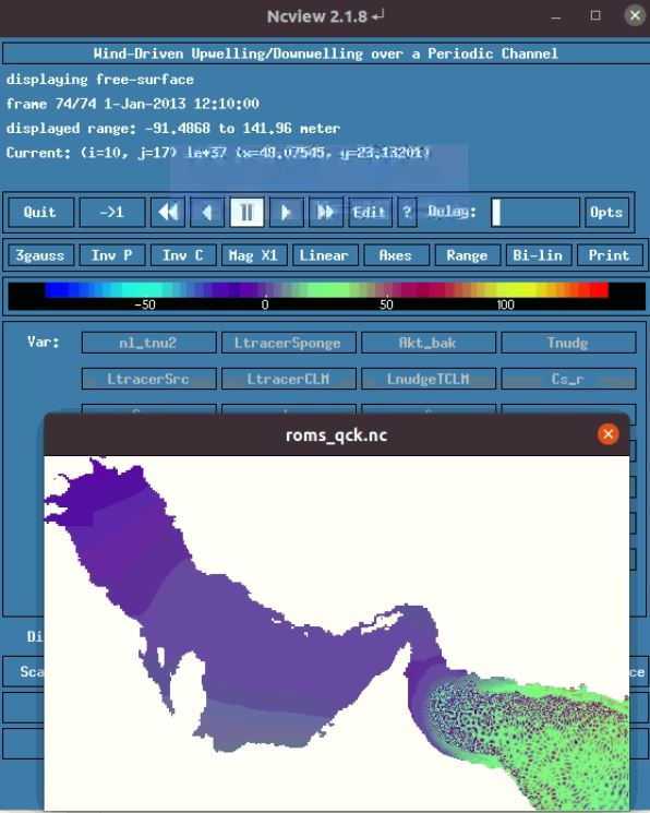 free surface(zeta)